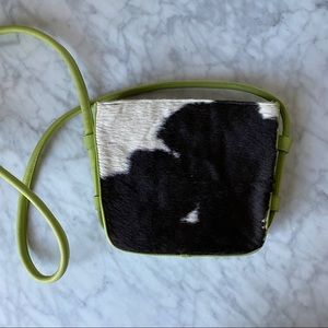 Calf Hair Cow Print Bag